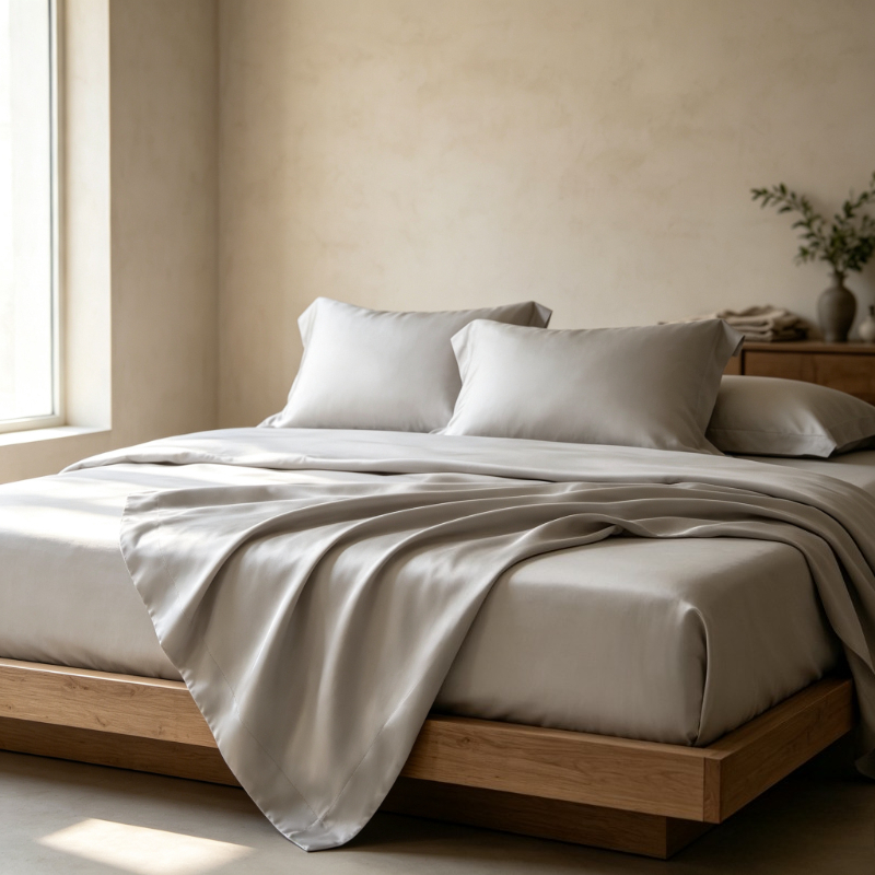 Silk Pillowcase Set - Ensemble de 2 taies d'oreiller en