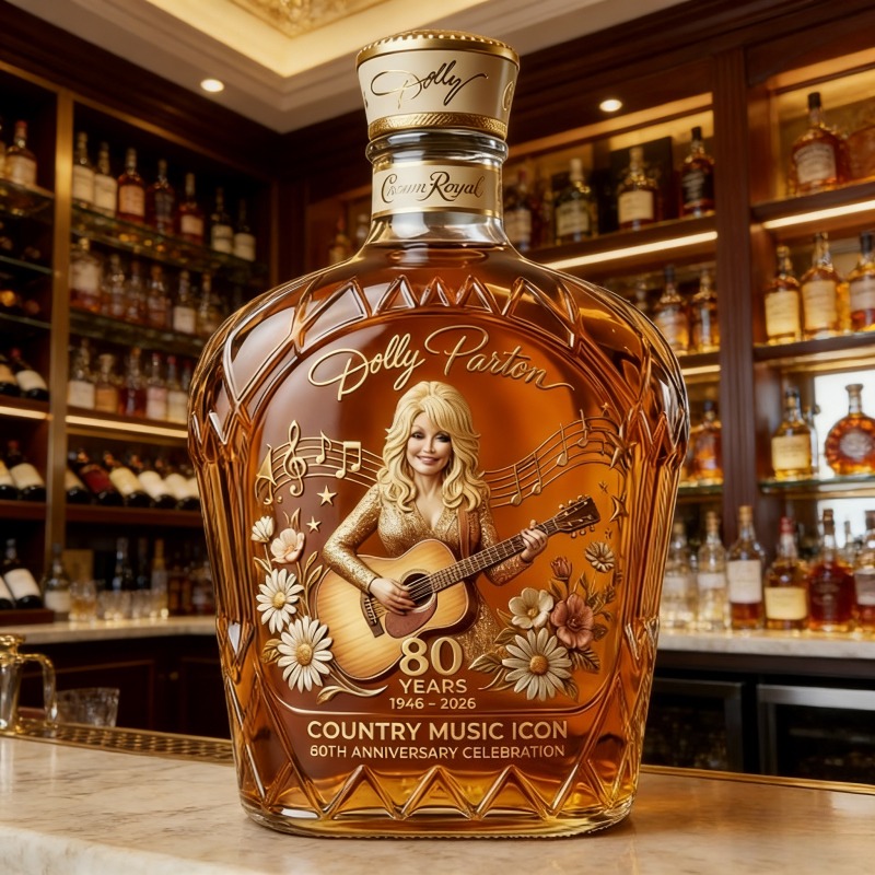 Glass Decanter Whiskey - Carafe à whisky sur le thème