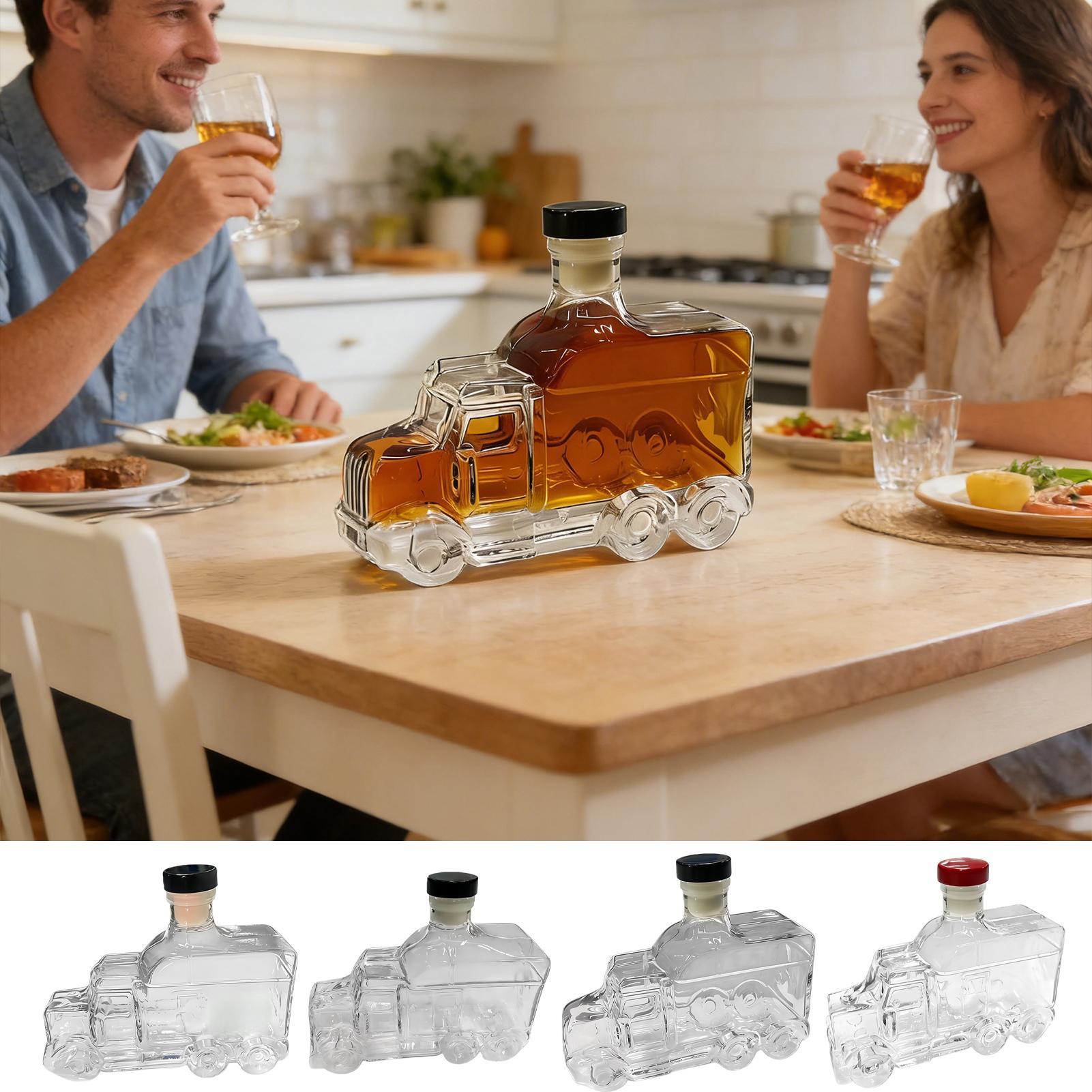 Glass Decanter Whiskey - Conteneur à whisky et liqueur de