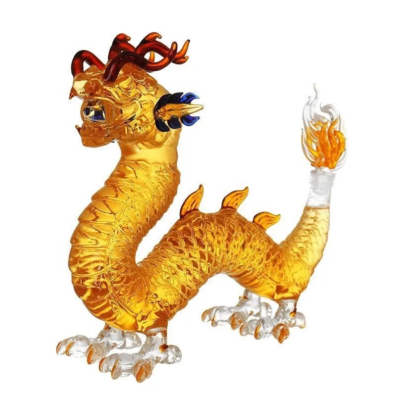 Glass Decanter Whiskey - Carafe à whisky du zodiaque chinois