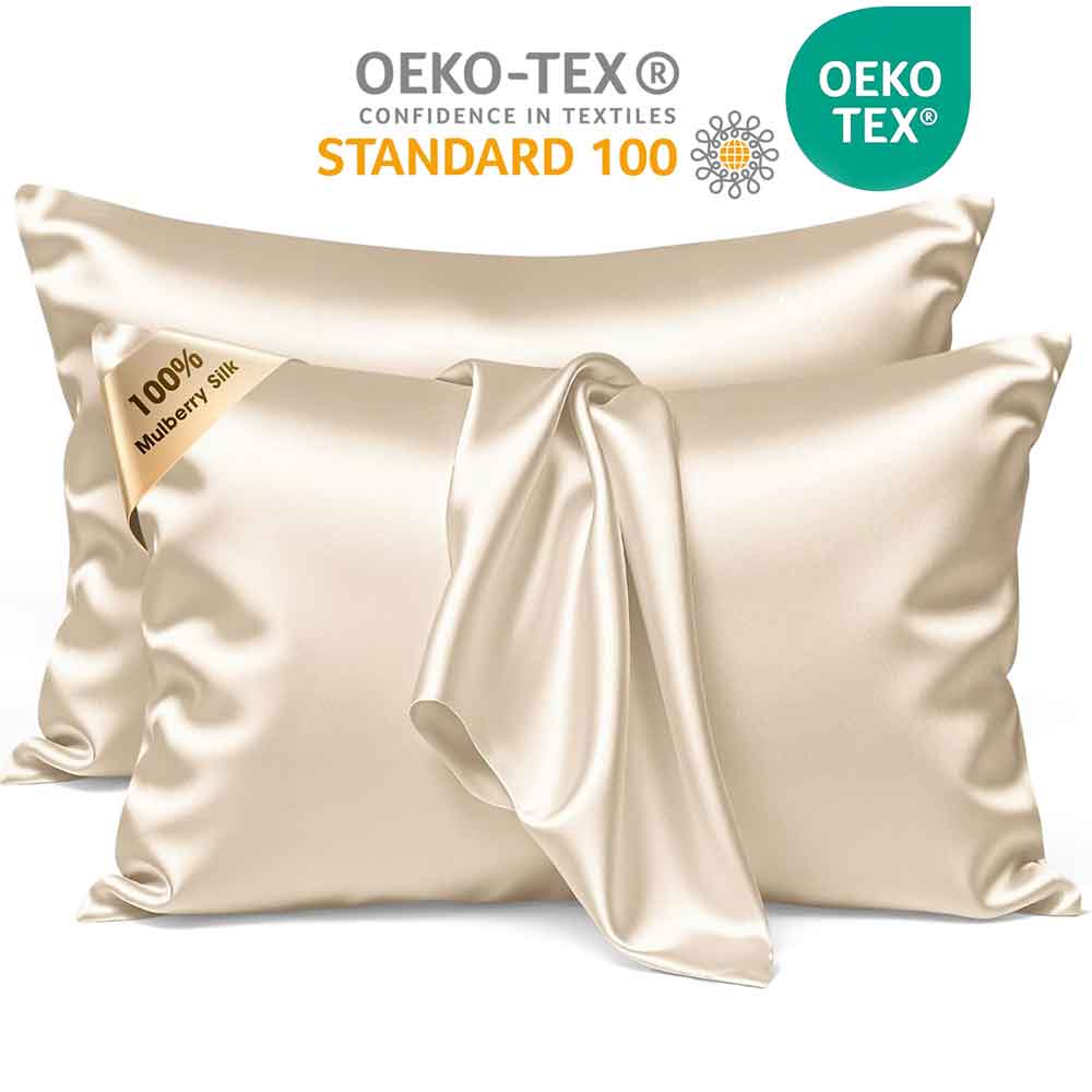 Silk Pillowcase Set - Taie d'oreiller en soie de mûrier