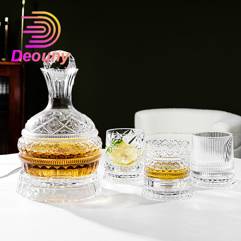 DEOUNY-Carafe à vin rotative e - Glass Decanter Whiskey avis et prix