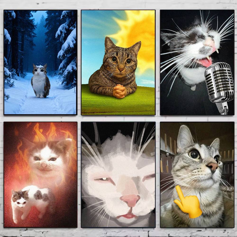 Affiche MEME de chat, grande,  - Luxury Lifestyle Wallpaper avis et prix