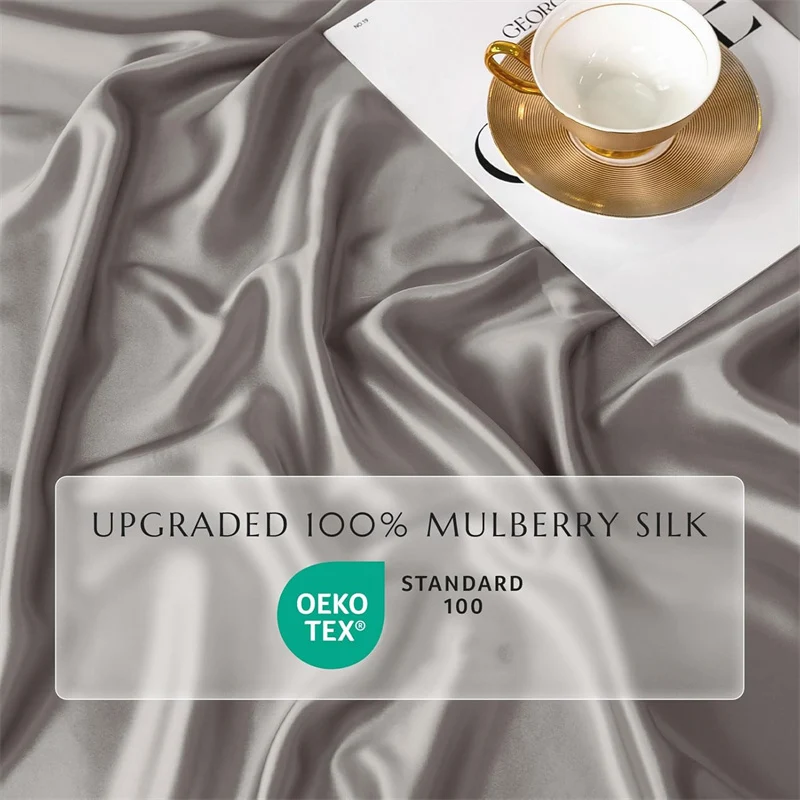 Ensemble de draps 100% soie de - Silk Pillowcase Set avis et prix