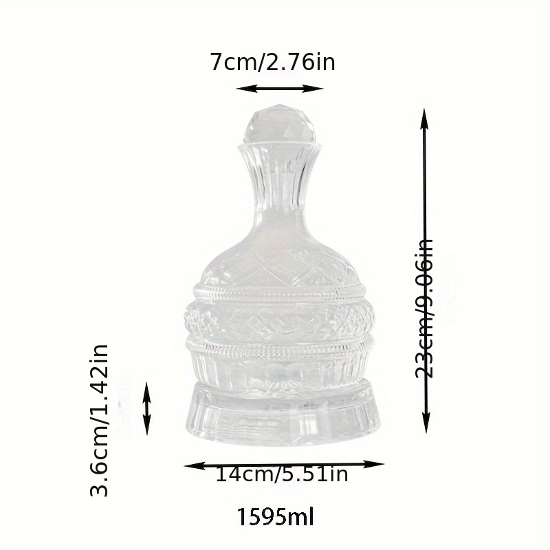 Carafe à vin en cristal, ensem - Glass Decanter Whiskey avis et prix